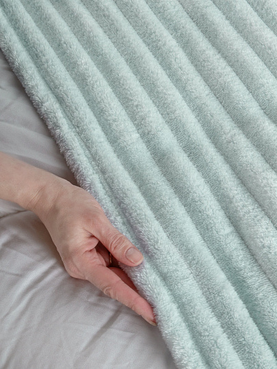 Плед евро, 200х220 см, 280 г/м2, микрофибра, 100%пэ, Silvano, Милан, мята