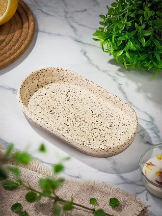 Мыльница Мираж, керамика, 17x8.6x2.3 см, BCE0771AA-TR