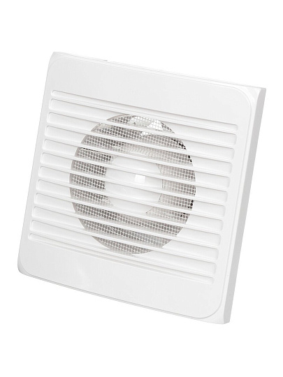 Вентилятор вытяжной настенный, Event, установочный диаметр 100 мм, 13 Вт, 130 м³/ч, обратный клапан, 100Сок