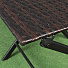 Мебель садовая Green Days, Кармен, черная, стол, 70х70х71 см, 2 стула, 120 кг, YTCT087 - фото 5