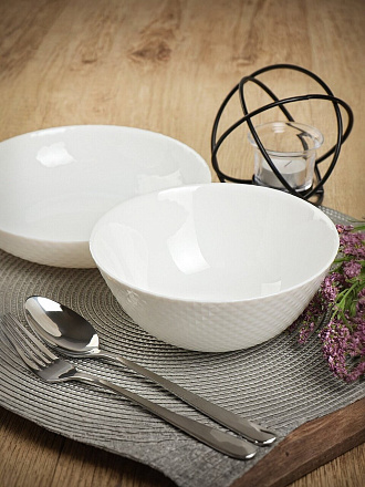 Салатник стеклокерамика, круглый, 18х7.5 см, Precious, Luminarc, Q1932