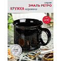 Кружка керамика, 430 мл, Эмаль ретро, Y4-6643, в ассортименте - фото 2