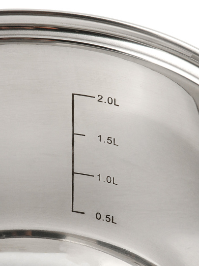 Набор посуды нержавеющая сталь, 6 предметов, кастрюли 1.9, 2.9, 3.9, DNN3, SD-A17-6