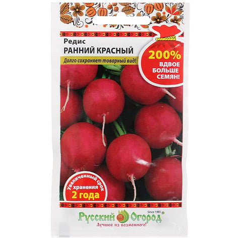 Семена Редис Ранний красный 6г РО