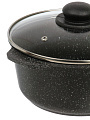 Кастрюля алюминий, антипригарное покрытие, 3 л, крышка стекло, круглая, Гурман, Fit - фото 10