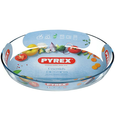 Форма для запекания стекло, 27х39 см, 4 л, овальная, Pyrex, Smart cooking, 347B000/5044