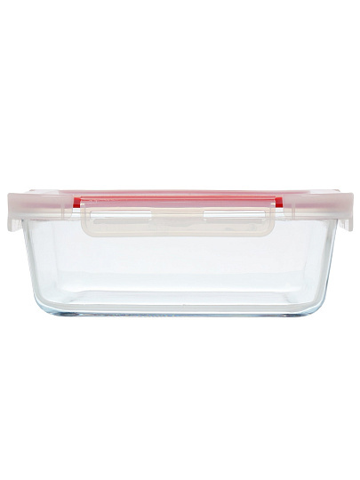 Форма для запекания стекло, 1.8 л, квадратная, с крышкой, Borcam, BAKE&amp;STORE, 59574