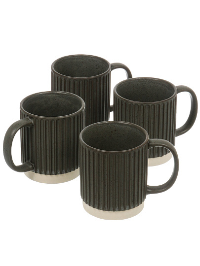 Набор кружек керамика, 4 шт, 450 мл, Фантом, Daniks, Y4-11304