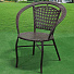 Мебель садовая Отдых, коричневая, стол, 55х55 см, 2 кресла, Y6-1801 - фото 2