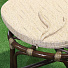 Мебель садовая Costa Brava, коричневая, стол, 81х81х76 см, 2 стула, подушка бежевая, 110 кг, IND09 - фото 9