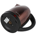 Чайник электрический Lofter, ZJ-A101-brn, коричневый, 1.8 л, 1500 Вт, скрытый нагревательный элемент, алюминий - фото 5