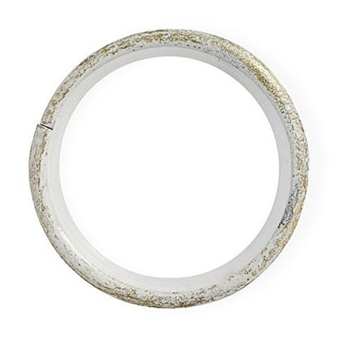 Кольца металл, диаметр 25 мм, для штор, 10 шт, белое золото, СФ25-400/410-33