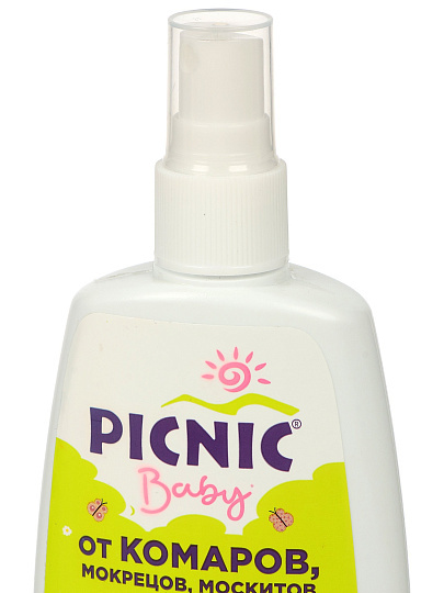 Репеллент от комаров, спрей, для детей, Picnic, Baby, 120 мл, 46 00104 00774 3 К