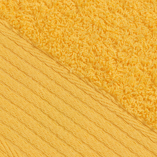 Полотенце банное 70х140 см, 100% хлопок, 375 г/м2, жаккардовый бордюр, Вышневолоцкий текстиль, янтарное, 403, Россия, К1-70140.120.375