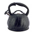 Чайник нержавеющая сталь, 3 л, со свистком, Kamille, индукция, черный мрамор, 1073BL - фото 3