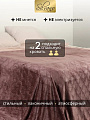 Плед евро, 200х220 см, велсофт жаккард, 100% полиэстер, Silvano, Lotus, коричневый, 200/005-LOT/LA - фото 5