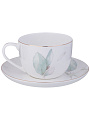 Чайная пара фарфор, 2 предмета, на 1 персону, 380 мл, Lefard, Inspiration Нежность, 422-144, подарочная упаковка, белая - фото 2