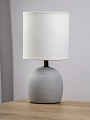 Светильник настольный E14, 40 Вт, серый с черным, абажур белый, Rivoli, Sheron, 7044-501, керамика - фото 2