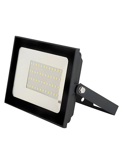 Прожектор светодиодный, General Lighting Systems, GTAB-S, 50 Вт, 6500 К, IP65, 3550 Лм, с датчиком движения, черный, 403700