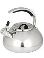 Чайник нержавеющая сталь, 3 л, со свистком, зеркальный, сталь 304, нержавеющая сталь, Daniks, Expert, индукция, GS-04590 - фото 7