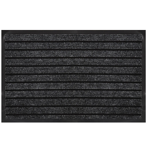 Коврик грязезащитный, 40х60 см, прямоугольный, резина, с ковролином, серый, Floor mat Модерн, ComeForte, HP1901