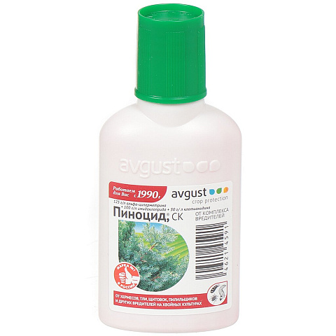 Инсектицид Пиноцид, для защиты хвойных растений, жидкость, 50 мл, Avgust