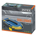 Лодка надувная 236х114х41 см, 2-местная, 170 кг, весла, насос, Intex, Челленджер-2, 68367NP - фото 7