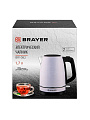 Чайник электрический Brayer, BR1082, Strix, 1.7 л, 2200 Вт, скрытый нагревательный элемент, нержавеющая сталь - фото 12