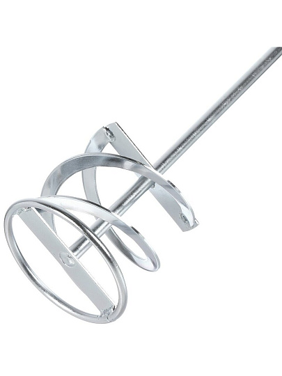 Насадка-миксер для красок и строительных смесей, плоские лопасти, диаметр 100х500х10 мм, оцинкованная, SDS-Plus, Bartex, 4213Z