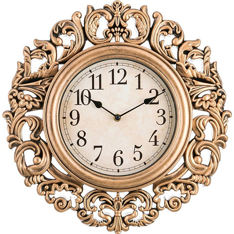Часы настенные кварцевые "royal house" 39х39х5 см. диаметр циферблата=20 см, 220-108