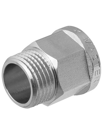 Удлинитель 1/2'', г-ш, никель, латунь, 20 мм, шестигранный, MasterProf