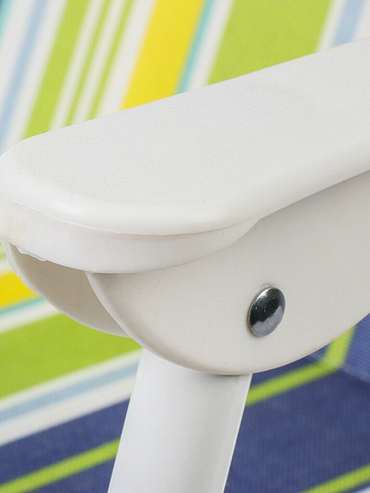 Кресло складное 52х73х44 см, полосы, ткань, со спинкой, полоска, 70 кг, C010049