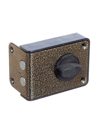 Замок накладной дверной, Зенит, 3Н1-3-1, 00-00000633, бронза