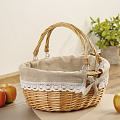 Корзина 33х25х14 см, овальная, плетеная, B090089