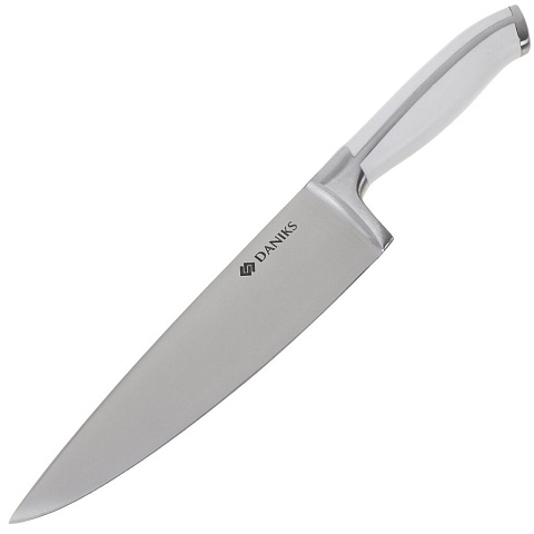 Нож кухонный Daniks, Branco, шеф-нож, нержавеющая сталь, 20 см, рукоятка пластик, JA20206272-1