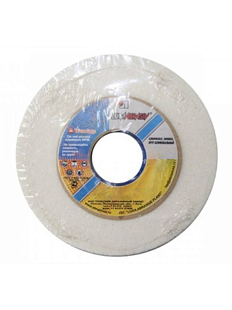 Круг шлифовально-точильный LugaAbrasiv, 25A, диаметр 200х25 мм, посадочный диаметр 32 мм, зернистость 40, белый, K,L 50 м/с V