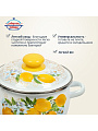 Кастрюля эмалированная сталь, 2 л, крышка сталь, сферический, Сибирские товары, Лимоны, 3MC161P, индукция - фото 5