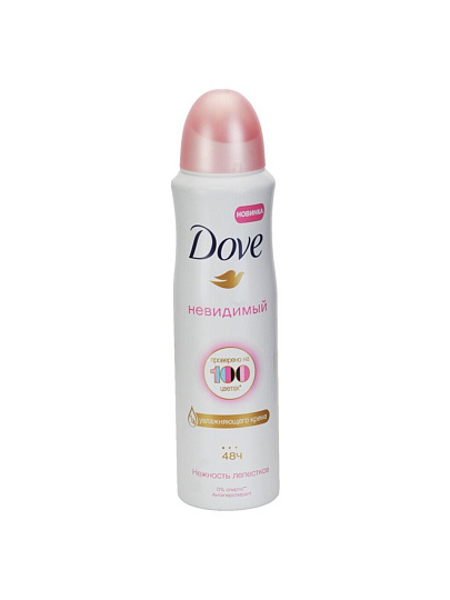Дезодорант Dove, Invisible Dry, для женщин, спрей, 150 мл