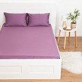 Простыня на резинке &amp;quot;Этель&amp;quot; 160*200*25 см, цв.лавандовый, 100% хлопок, мако-сатин 5373366