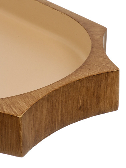 Поднос для ванных принадлежностей Дерево, полистоун, 25.5x13.5x2.38 см, BRE2017AA-TR