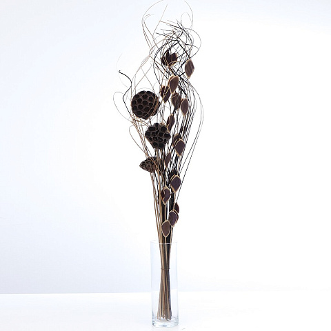 Цветок искусственный декоративный Тинги Композиция Листья, 95 см