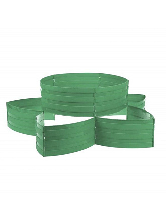 Садовый конструктор пластмасса, Диорит, Клумба, 15х540 см, темно-зеленый, 11324