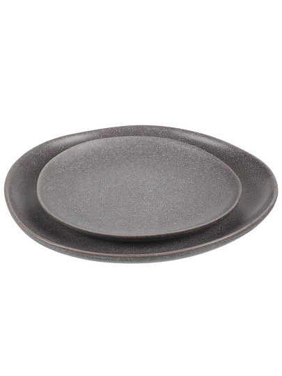 Сервиз столовый керамика, 16 предметов, на 4 персоны, Jewel, Грей, ПС00121-06, серый