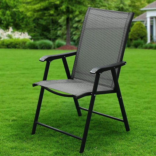 Мебель садовая Лайт, стол, 80х80х72 см, 2 кресла, 150 кг, C010024