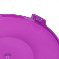 Салатник стекло, круглый, 5 шт, 7.9 см, 9, 10.3, 12.5, 14, 17 см, с крышкой, Пионы, Daniks, фиолетовый - фото 3
