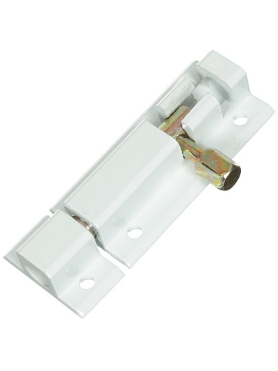 Шпингалет накладной, Apecs, 60 мм, DB-05-60-W, 00008274, белый