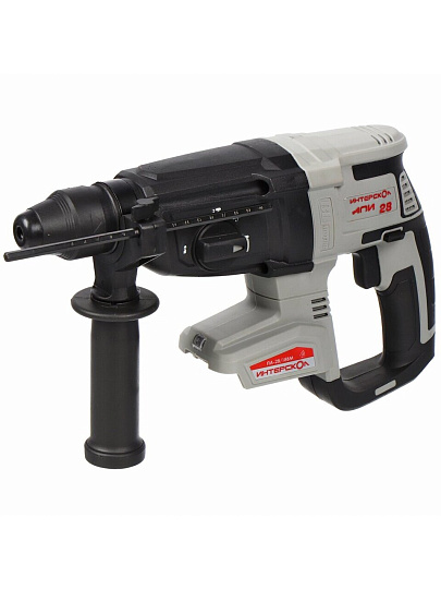 Перфоратор аккумуляторный, Интерскол, ПА-28/18ВМ, SDS-Plus, 18 Вт, 3 Дж, 3 режима, Li-ion, с кейсом, без АКБ и ЗУ
