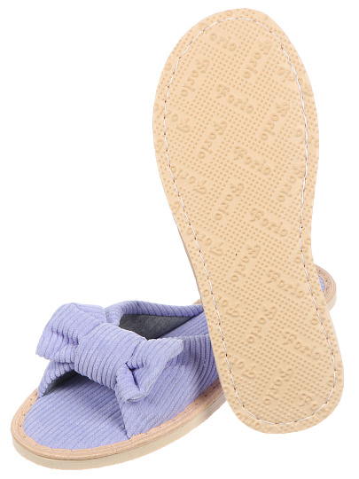 Тапки для женщин, фиолетовые, р. 36-37, открытые, Forio, 125-24345-Ф-Р