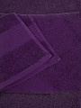 Полотенце банное 100х150 см, 100% хлопок, 350 г/м2, жаккардовый бордюр, Вышневолоцкий текстиль, темно-фиолетовое, 702, Россия, К1-150100.12.350 - фото 3