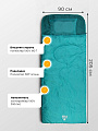 Спальный мешок одеяло, 205х90 см, 4 °C, 8 °C, 2 слоя, полиэстер, холлофайбер, в ассортименте, Bestway, 68101 - фото 3